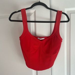 ZARA crop top (NEVER WORN)- M